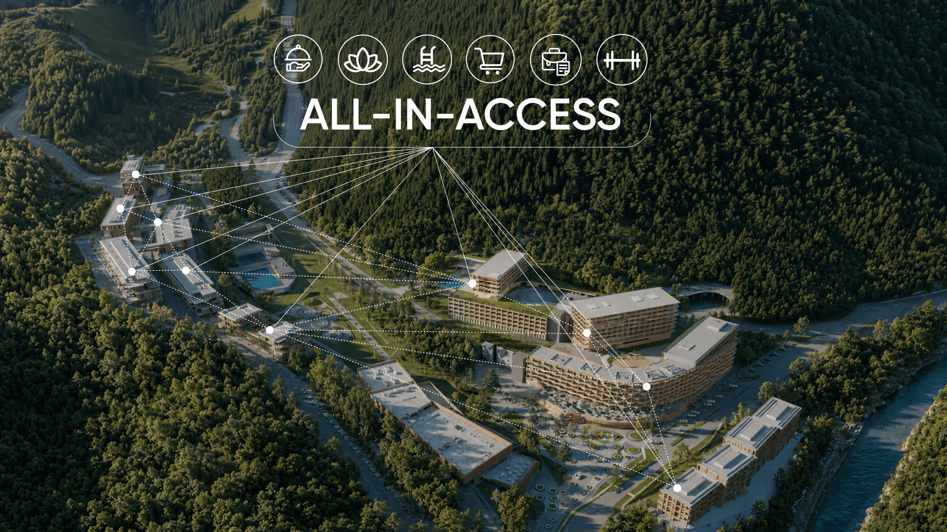 Інфраструктура GORO Mountain Resort із концепцією All-In Access для інвесторів і гостей