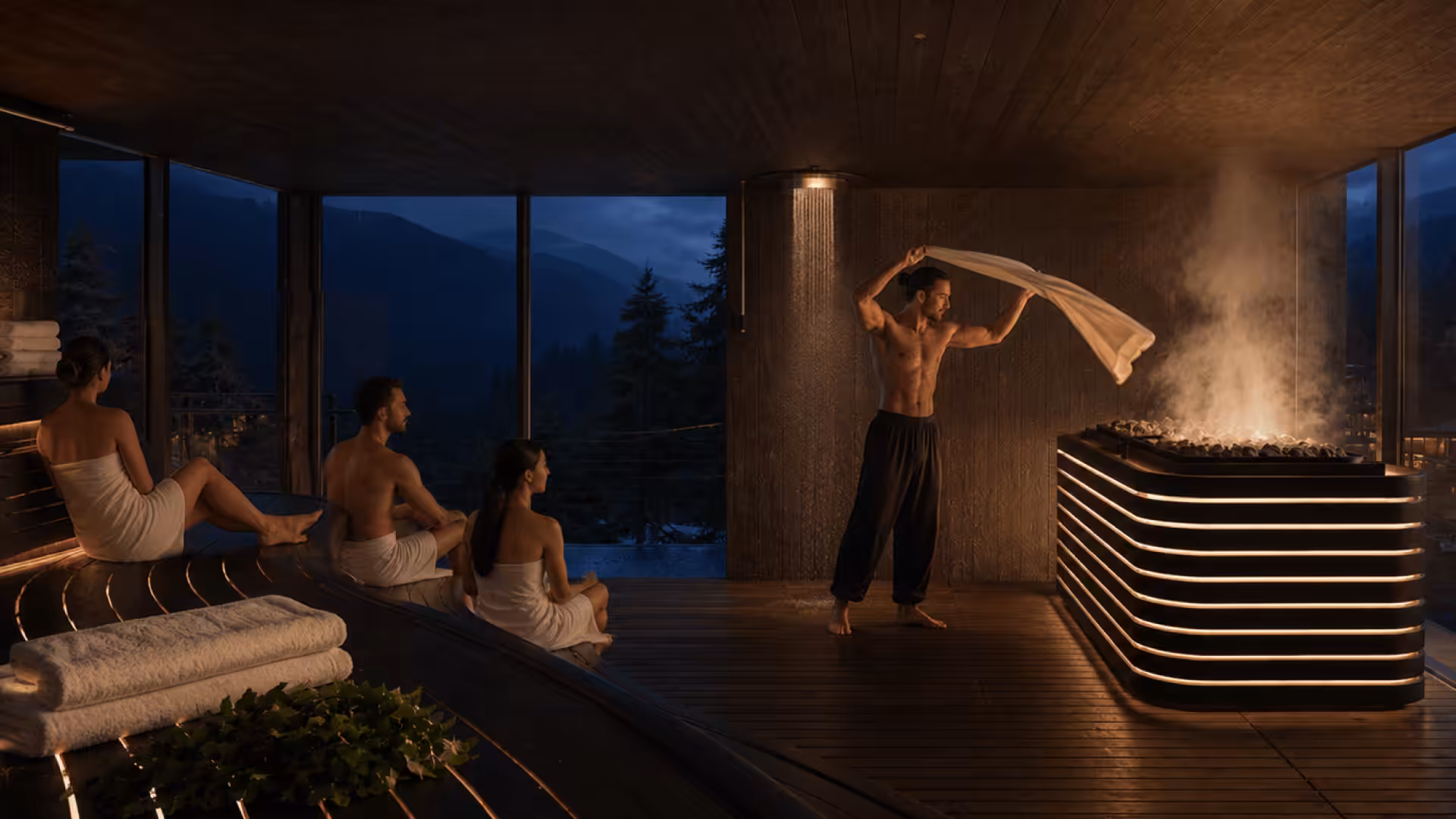 Інтерактивний банний ритуал із пармайстром у wellness-просторі GORO Mountain Resort