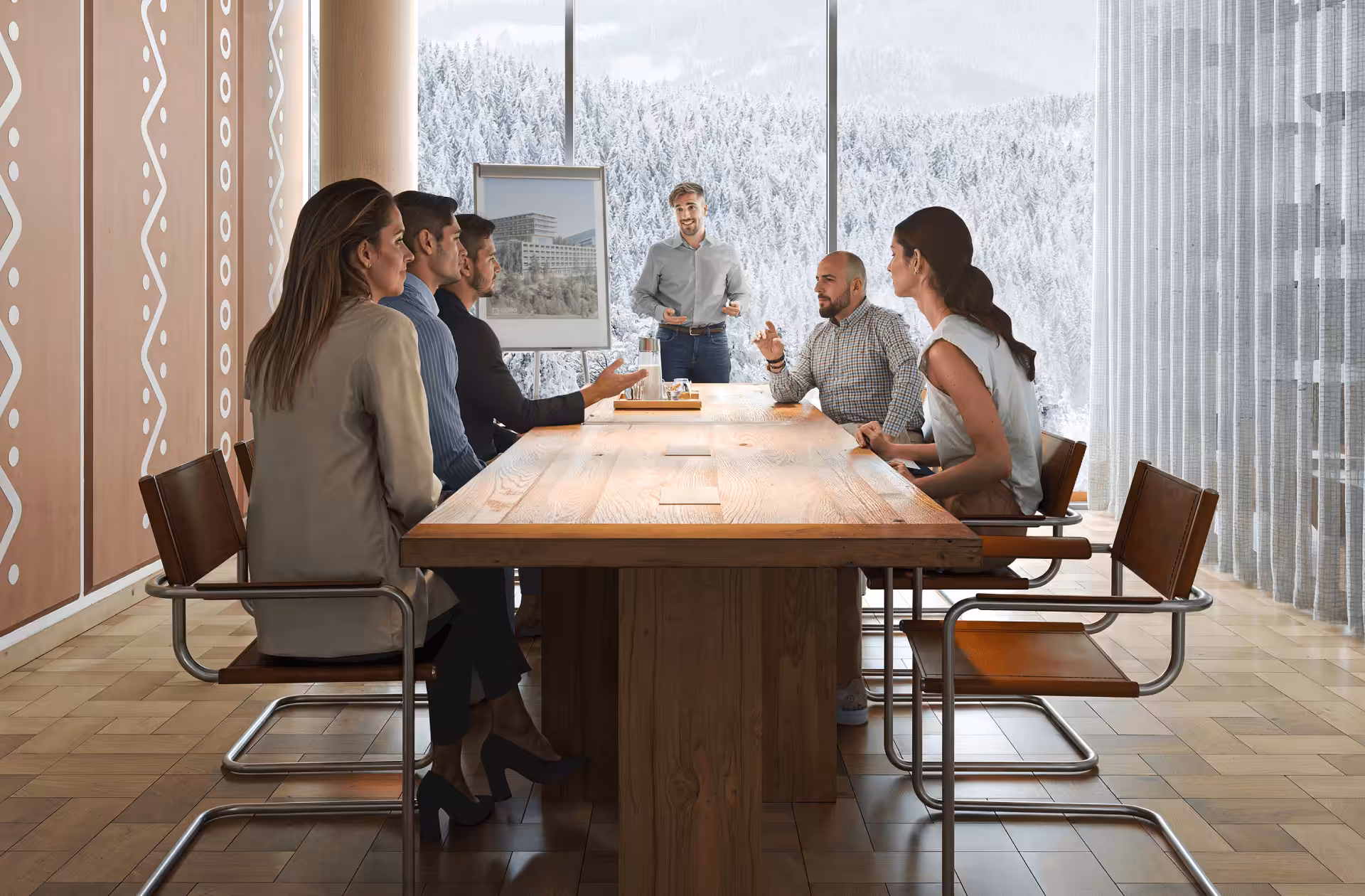 Учасники GORO Invest Club обговорюють інвестиційний проєкт та розвиток GORO Mountain Resort
